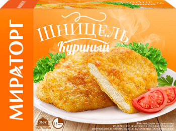 Шницель куриный Мираторг 360г