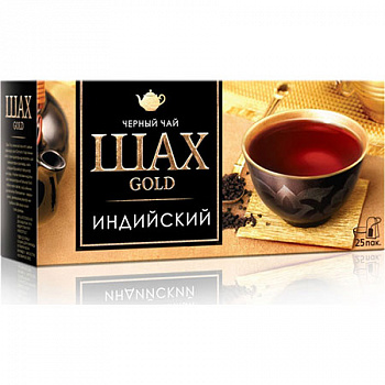 Чай Шах Голд черный байховый 25пак