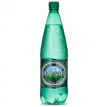 Вода минеральная Нарзан газ 1л
