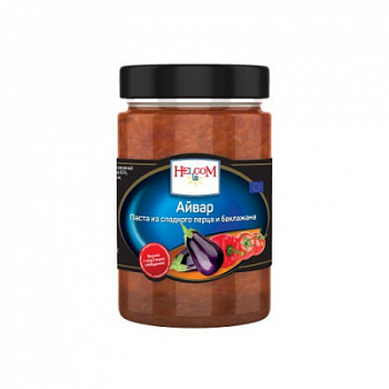 Икра Айвар из сладкого перца и баклажана Хелком 300г ст/б