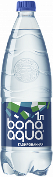 Вода питьевая БонаАква газ 1л