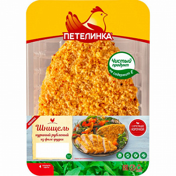 Шницель куриный Петелинка охл 300г