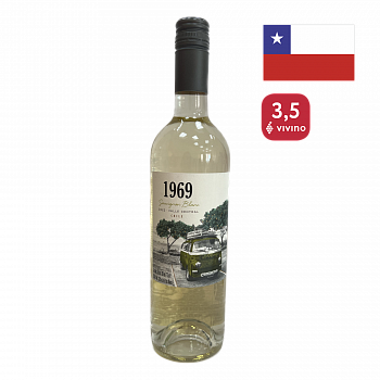 Вино Совиньон Блан Валле Централь 1969 бел п/сух 0,75л 12%