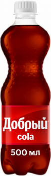 Напиток газ Добрый Кола 0,5л
