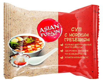 Суп Азиа Фьюжн с Морским гребешком 12г