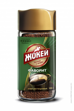 Кофе растворимый Жокей Фаворит 95г ст/б