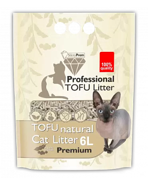 Наполнитель комкующийся SilcryPrem Тофу для кошачьего туалета Alpine Flowers 6л