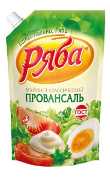 Майонез Ряба классический провансаль 630г