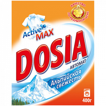 Порошок стиральный Дося 400г Альпийская Свежесть