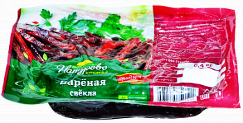 Свекла вареная соломка 0,4кг Натурово