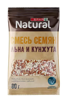 Смесь семян Льна и Кунжута SPAR Natural 80г