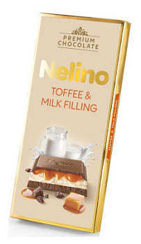 Шоколад Нелина Макс молочный Карамель 85г