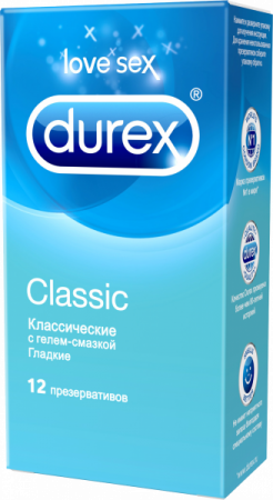 Презервативы Дюрекс Классические 12шт