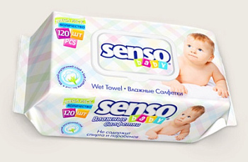 Салфетки влаж детские Сенсо Бэйби 120шт
