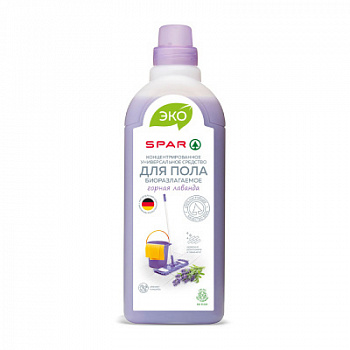 Средство для пола SPAR 750мл Горная лаванда биоразлагаемое