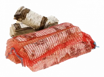 Дрова колотые в сетке