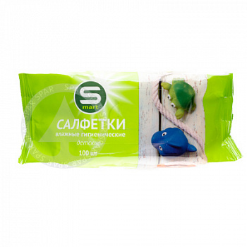 Салфетки влаж детские SMART Гигиенические 100шт