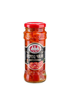 Перец Чили резаный Скатерть-самобранка 370г ст/б