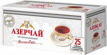 Чай Азерчай Премиум черный байховый 25пак