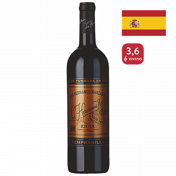 Вино Лос Эрманос Мансанос Темпранильо кр сух 0,75л 13,5%
