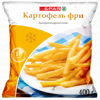 Картофель фри SPAR 400г