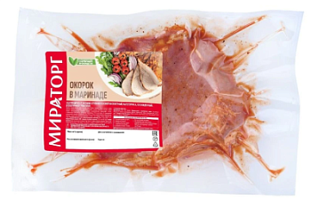 Окорок свиной Мираторг в маринаде д/запекания 1кг