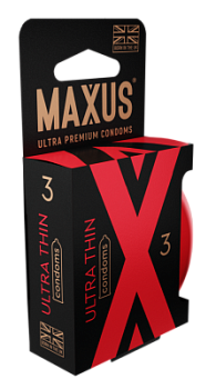 Презервативы MAXUS Ultra-thin гладкие 3 шт