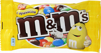 Драже M&M's Арахис 45г