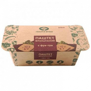 Паштет Французский  с фуа-гра Галерея вкуса 146г