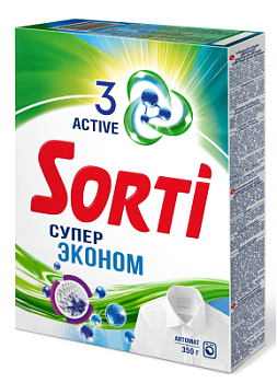 Порошок стиральный Сорти автомат Супер эконом 350г