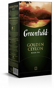 Чай Гринфилд Голд Цейлон черный 25пак
