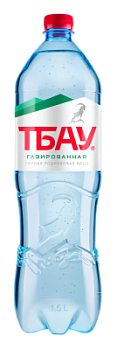 Вода питьевая Тбау газ 1,5л