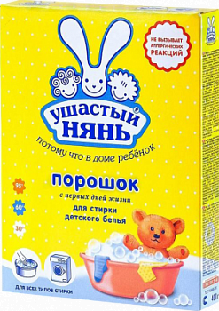 Порошок стиральный Ушастый нянь 400г автомат Порошок стиральный Ушастый нянь 400г автомат