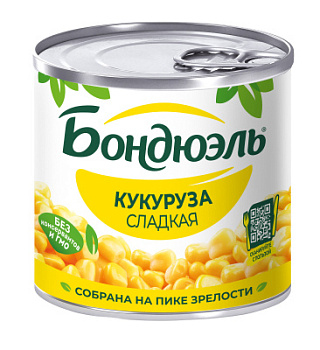 Кукуруза сладкая Бондюэль 170г ж/б