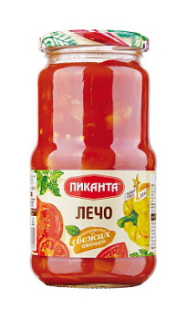 Лечо Пиканта 450г ст/б
