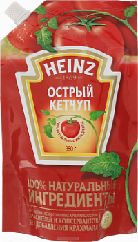 Кетчуп Хайнц Острый 320г д/п