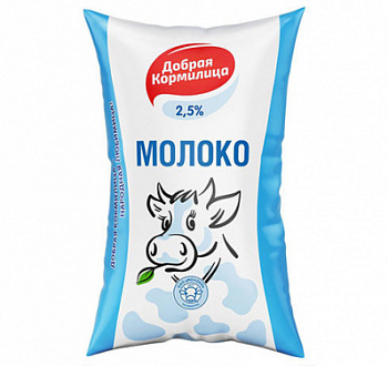 Молоко Добрая Кормилица 2.5% п/п 800г БЗМЖ