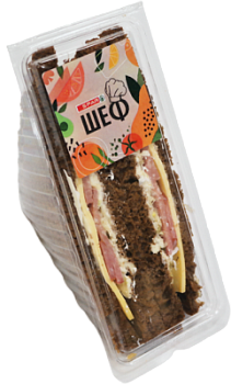 Спар Сэндвич с копченой колбасой Люблинские продукты 200г