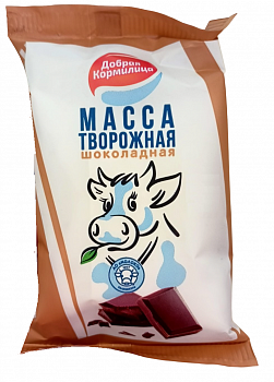 Масса творожная Добрая Кормилица Печенье/Какао 16,5% 160г БЗМЖ