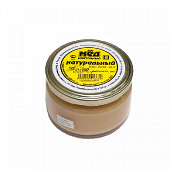 Мёд Гвардейский р-н цветочный натуральный 300г ст/б