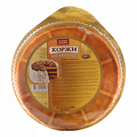 Коржи Русский Бисквит светлые 400г