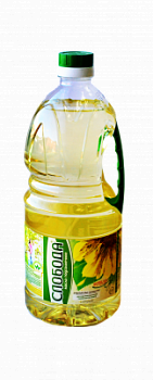 Масло подсолнечное Слобода 1,8л