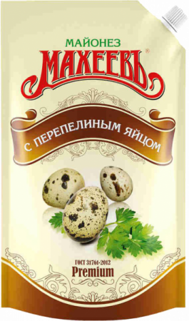 Майонез Махеев с Перепелиным яйцом 50,5% 380г