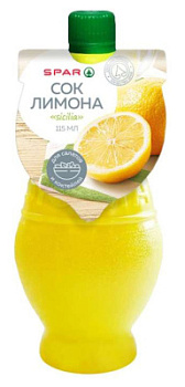 Сок лимона SPAR 115мл