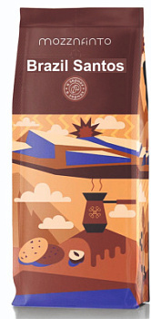 Кофе Моццафиато Бразил Сантос зерно 1кг