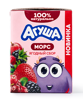 Морс Агуша Ягодный сбор с 12мес т/п 200мл