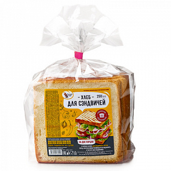 Хлеб для Сэндвичей РХ нарезанный 250г