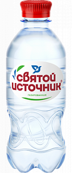 Вода питьевая Святой источник газ 0,33л