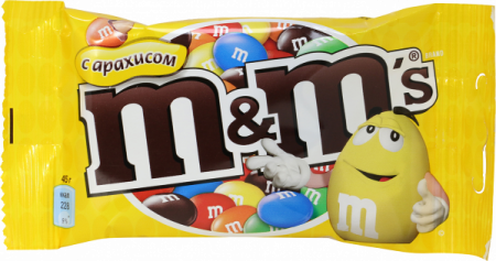 Драже M&M's Арахис 45г