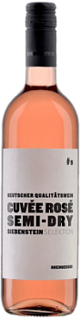 Вино Зибенштайн Зелекцион Кюве Розе Семи-Драй Дойча Квалитетсвайн роз п/сух 0,75л 11%